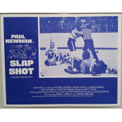 Slapshot - Original 1977 Universal U.S.A. Blue Lobby Cards x 3